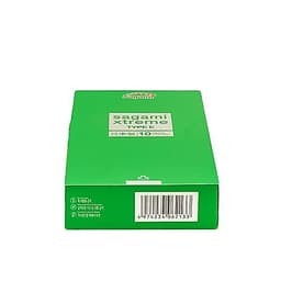 Bao cao su SAGAMI Xtreme Type E Green, siêu mỏng, gân và gai nổi, co giãn - Hộp 10 cái 3