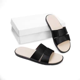 NEW DÉP FASHION 2026-Dép quai ngang nam thời trang phong cách trẻ, chất liệu da mycro, sang trọng , B456 2