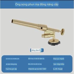 ￼Khò gas mini mới bằng thép mạ đồng chống bỏng, tự động đánh lửa ( khò dài), 2