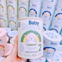 [Date 2028] Sữa Dê Baby Steps Goat New Zealand Cho Bé Từ Sơ Sinh (Lon 900g) 6