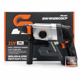 Thân Máy Khoan Bê Tông Pin SUNWOA SW-RH2603CP, Lực Đập 3.5J, Khoan 3 Chức Năng, Không Chổi Than 3