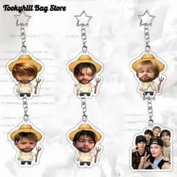 Kawaii Kpop IdolC2ORTIS Acrylic Keychain AMES JUHOON MARTIN SEONGHYEON KEONHO Keyring Decoration B 1