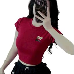 ( 30 -48 kg ) Áo thun nữ CROPTOP tay ngắn phong cách Trẻ Trung năng động, thoáng mát - chữ LUCKKY -thoitrang98 8