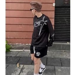 Áo Thun phông Tay Dài AASTUDIO logo l66 in 5D longtee boxy dáng rộng nam nữ LONGSLEEVE  AM125 1