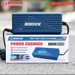 Sạc Đôi Adapter, Sạc Nhanh 3 Ah BS BOSSUN BS-PC0230A, Có Quạt Tản Nhiệt, 2 Cổng Sạc Bản Mạch To 2