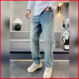 JEAN NAM CAO CẤP,FORM TRẺ TRUNG,NĂNG ĐỘNG,DIỆN CÙNG ÁO THUN HAY ÁO SƠ MI ĐỀU ĐẸP QJ-9898 VIC 3