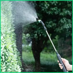 Cần xịt phun thuốc cầm tay loại điện, dụng cụ làm vườn, tưới cây, phun thuốc, dây dài 1-4m, tặng kèm phụ kiện 7