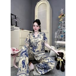 [ HÀNG HOT - ĐẲNG CẤP THỜI TRANG ] Đồ bộ PIJAMA lụa latin cao cấp, mềm mịn sang trọng  3