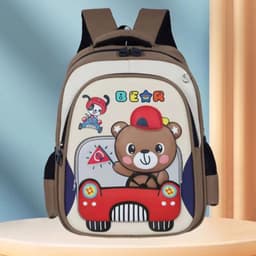 Balo mầm non hình cute đáng yêu cho các bé mầm đi học 35x28x14 cm 6
