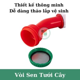 Vòi sen tưới cây 1000 lỗ chuyên dùng tưới cho rau, lan và hoa cây cảnh không bị dập nát, rửa trôi đất 5