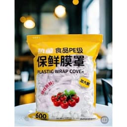 Túi 600 Cái Màng Bọc Thực Phẩm Size Lớn, Treo Tường Dạng Rút Tiện Lợi, Có Chun Co Dãn Đa Chiều Siêu Dai,  VOICON-[TTA11] 6