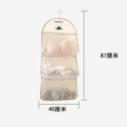 Túi Lưới Treo Đồ 3 Tầng 80x30cm Chất Liệu Cao Cấp Có Móc Treo Chắc Chắn Giúp Sắp Xếp Tủ Đồ Ngăn Nắp Tiện Lợi HĐ99 8