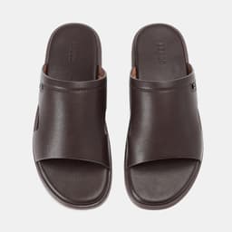 [4-25/9 TẶNG QUÀ TRUNG THU 599K] Dép Quai Bản Nam LECOS LG57 Da Microfiber Trẻ Trung Êm Nhẹ Khi Di Chuyển 5