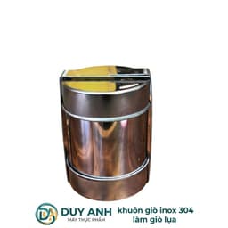 Khuôn làm giò chả lụa INOX 0.5kg và 1kg, nắp dập chất lượng cao. 2
