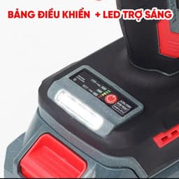 1 [COMBO 2 Máy] Máy Siết Bulong / Máy Mài Pin Bossun M21B-CB0202PRO - Chân Pin Phổ Thông, không Chổi Than, Lõi Đồng 6