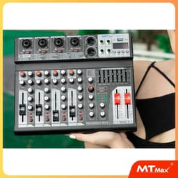 Bàn Trộn Nâng Cấp Âm Thanh Cho Loa Kéo , Âmply  F79 Pro - Tích Hợp 99 Chế Độ Vang Số Livestream - Karaoke Dễ Dàng 2