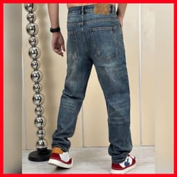JEAN NAM CAO CẤP, FOEM DÁNG BAGGY-TRẺ TRUNG, NĂNG ĐỘNG PHỐI CÙNG ÁO THUN BAO CHẤT QJ-9529 VIC 4