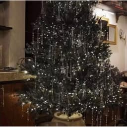 Chuỗi hạt lấp lánh đồ trang trí cây thông noel thêm rực rỡ 2