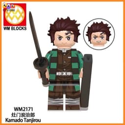 Demon Slayer Đồ Chơi Lắp Ráp Các Nhân Vật Truyện Tranh Demon Slayer, Kimetsu No Yaiba, Tanjiro, Zenitsu, (WM6116) 2