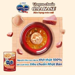 Pate Silver Spoon Gói 60g, Hương Vị Thật Omakase Từ NHẬT BẢN, Thơm Ngon, Dễ Tiêu Hóa 6
