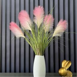 CÀNH LAU 5 BÔNG LỚN CAO 90CM DECOR SIÊU ĐẸP- HOA GIẢ TRANG TRÍ 6