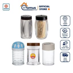 Combo 10 Lọ Tăm Tiêu Gia Đình, Hũ Đựng Tăm Tiêu Quán Ăn Việt Nhật 2965/2966/2970/2972 - DOMUS 1