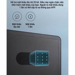 [RẺ VÔ ĐỊCH] Két sắt điện tử vân tay thông minh Miiijia Smart Safe BGX-5/ X1-303 - Mở Khóa Vân Tay | KẾT NỐI WIFI 3