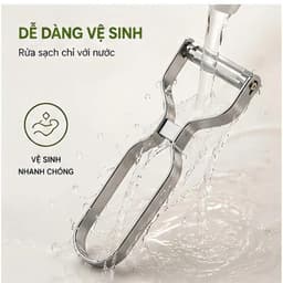 Nạo Rau Củ Quả Hai Lưỡi Cao Cấp Thép Không Gỉ siêu sắc chống rỉ sét- Dụng cụ Tiện ích nhà bếp 4