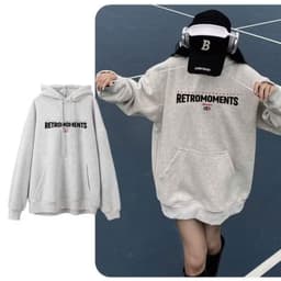 [ XẢ HÀNG  ] Áo hoodie Trơn unisex form rộng  ,áo khoác thời trang nam nữ nỉ bông oversize 6