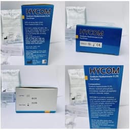 Dung dịch nước mắt nhân tạo đơn liều nhỏ mắt HYCOM giúp cải thiện tình trạng mỏi mắt khô mắt ngứa mắt>BUN BUN SHOP ! 4