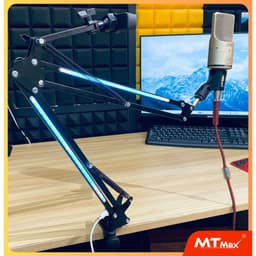 Kẹp Micro Cao Cấp NB36 Pro – Kẹp Bàn Chắc Chắn Chuẩn Phòng Thu  Có Đèn Led – Livestream , Karaoke Xịn Như Studio 8