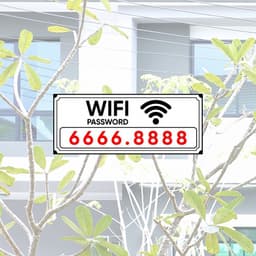 [Hỏa Tốc] Decal Dán Cửa Báo Hiệu "Wifi Password" Chống Thấm Nước, Bền Đẹp 7