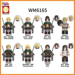 Attack On Titan Đồ Chơi Lắp Ráp Các Nhân Vật Truyện Tranh Đại Chiến Titan (WM6165) 1