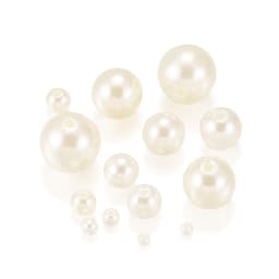 Set 10-400 hạt ngọc trai nhân tạo 3-20mm tự trang trí trang sức 9