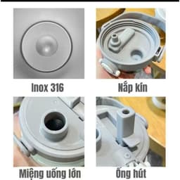Boss Bình Giữ Nhiệt Inox 316 Dung Tích 1000ml - 2000ml Thiết Kế Đơn Giản VOICON LA88 Giữ Nhiệt Cao Cấp 6h Nóng 12h Lạnh 2