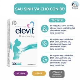 Thực phẩm bảo vệ sức khỏe Elevit hỗ trợ cho phụ nữ giai đoạn trước trong khi mang thai và sau sinh, 1 hộp 30 Viên 2