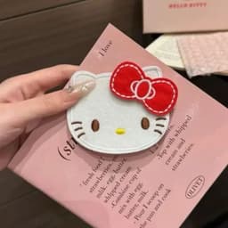 Phụ Kiện Tóc Kitty Nơ Dễ Thương - Miếng Dán Tóc Mái Xinh Xắn 4