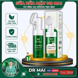 Sữa rửa mặt tạo bọt làm sạch dịu da Dr Mai Cleansing Foam 1