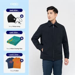 Áo khoác nam DGC thiết kế cổ bẻ phong cách lịch lãm thời trang công sở cao cấp bền bỉ mã WAJKBB12M 1