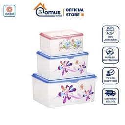 Hộp Nhựa Trong Suốt Việt Nhật 6726, Hộp Lạnh Đựng Thực Phẩm Nắp Kín Hơi - DOMUS 1
