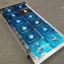 Tủ Hâm Nóng Thức Ăn 10 Khay & 2 Nồi Canh lý tưởng cho quán cơm, bếp ăn công nghiệp, căng-tin trường học, bệnh viện. 4