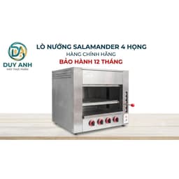 Lò nướng Salamander 6 họng inox 304 chính hãng, mẫu mới nhất, tiết kiệm gas và hiệu quả cao. 4