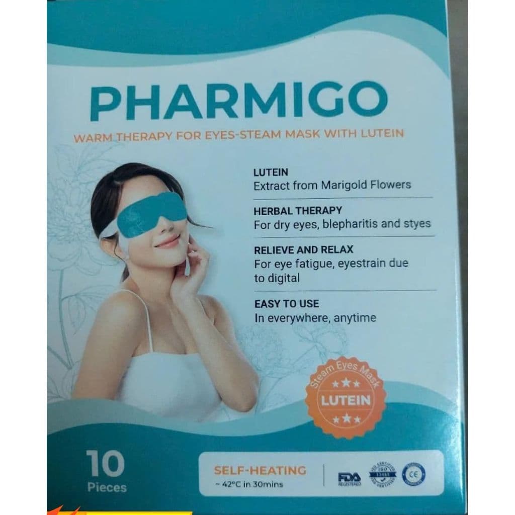 Miếng Chườm Mắt Pharmigo - Chườm Ấm Mắt, Thư Giãn Mắt, Giảm Mỏi Mắt, Chống Khô Mắt, Tắc Mi, Chắp Lẹo < BUN BUN SHOP