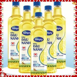 (Sỉ đại lý sẵn giao)Thùng 12 chai dầu ăn 1L,2L simply nguyên chất ( NPP HẠNH TÌNH 8386 ) 4
