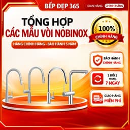 TỔNG HỢP - Các mẫu vòi rửa bát NOBINOX - Mẫu mới nhất 2026 | Hàng chính hãng | Bảo hành 5 năm 1