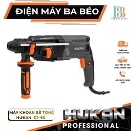 Máy khoan bê tông 3 chức năng HUKAN G1-H5, Công suất 1020w, Lực đập 3,0j - Dây điện dài 5 mét 1