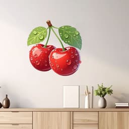 tranhdep.vn Decal trang trí tủ lạnh, tủ quần áo với hình hoa quả xinh xắn, tạo điểm nhấn cho không gian. 3
