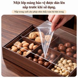 Khay Đựng Bánh Kẹo, Mứt Tết Sang Trọng Mẫu Mới 2027 Để Bàn Tiếp Khách 6