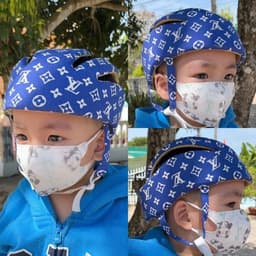 Nón Bảo Vệ Đầu Cho Bé - Mũ Bảo Vệ Đầu Bé Tập Bò, Tập Đi, Tập Ngồi Xe - Nón Bảo Hiểm Bảo Hộ Đầu Bé 7