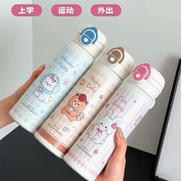 Bình Giữ Nhiệt 316L Cao Cấp 500ml Inox 316 An Toàn Chống Gỉ Sét 3 Cách Uống Tiện Lợi Có Dây Rơm VOICON-[CU22] 5